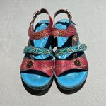 L'ATISTE L’ARTISTE by Spring Step leather sandals with multiple straps Size 37 B32 Photo 4