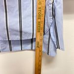 J.Jill Side Button Stepped Hem Tunic Shirt Women XL Blue Striped Coastal Grandma Photo 8