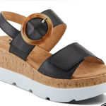 Spring Step Womens  Abarah Leather Sandals Black 35 4.5/5 Comfortable Photo 0