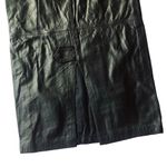 Vintage Winlit Leather Pencil Skirt Black Size 8 Photo 5