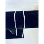 Sweet Pea 925 Sterling Silver Braided Flat Chain Necklace 17' 9.88 Grams‎ Sweet Sterling Photo 4