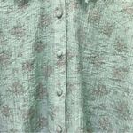 NWT Ivy City Co Hadley Blouse Pistachio Green Floral Lace Trim Collar Size XS Photo 7