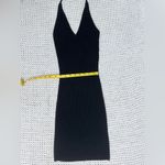Abercrombie & Fitch Elevated Knit Halter Mini Dress - Black - S Photo 11