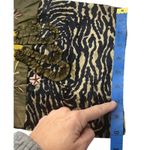 Artsy Boho Scarf Wrap Crushed Velvet Satin Olive Two's Company One Size ok Green Photo 8