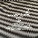 Exertek  Gray & Black Striped Short Sleeve Shirt Photo 2