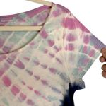 Soft Surroundings  Tortuga Tie Dye Tee Size Medium #28708 NWT Boho Vacation Beach Photo 5