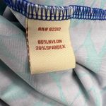 Aryeh  Bell Sleeve Skimmer A-Line Dress Turquoise Royal Blue Size L Photo 8