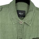 Rails  Kato Military Button Up Shirt Jacket Shacket Olive Green Stars Size Medium Photo 6