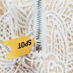 superdown Patty High Neck Crochet Dress in Ivory Small Photo 8