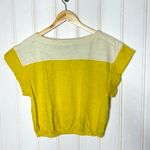 MOTHER THE SWIPER YOKE TEE 201 Yellow Size M Photo 7