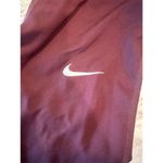 Nike  Women's Dri-Fit Cropped Leggings Maroon / burgundy Size S Athletic Sports Photo 4