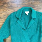 vintage • Jack Winter cropped teal wool sweater cardigan double breasted chunky Green Size M Photo 1