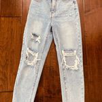 ZARA Light Wash High Waisted Mom Jeans Photo 0