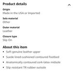 Haflinger Bio Alice Black Cork Leather Slip On Open Toe Sandal Women’s Size 10 Photo 2