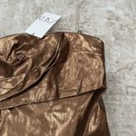 ZARA  bronze metallic tube top  Size XS 4661/026 Photo 4