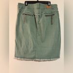 EUC Torrid x Kikgirl Vintage Y2K Green & Brown Denim Skirt size 19 Photo 5