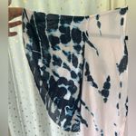 Chic Me  Sheer Pink Tie Dye Waterfall Sleeve Bohemian V Neck Button Down Blouse S Photo 1