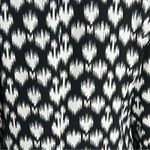 Le Gali Jacket Womens Small Black White Geometric Divya Bell Lightweight Blazer Photo 4