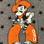 OSU Cowboys size S • Oklahoma State University star & cowboy mascot print top Photo 5
