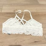 Aerie ‎ lace Strappy Bralette White Size medium Photo 2