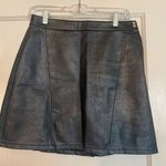 ZARA Leather Skirt Photo 0