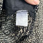 HYFVE  Chiffon Cropped Long Sleeve Front Tie Animal Print Blouse Size Small Photo 4