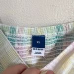 Old Navy  Pastel Plaid Puff Sleeve Top Size XL Photo 7