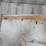 Chico's NWT Chico’s So Slimming Girlfriend Crop Jeans | White Sz 3 (16) | Tummy Control Photo 5