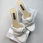 Nine West  Women's Norene Slip On Tapered Heel Dress Sandals- Size 6.5 Photo 6