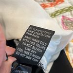 BCX  womens size large off white and black tank dressy chain front georgette new Photo 8