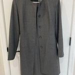 Christina Gavioli Wool Blend Gray Pencil Dress Jacket Suit Women’s Size 8 US Photo 0