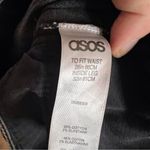 ASOS Women’s Embellished Kick Flare Leg Black Jean Size 26 Photo 8