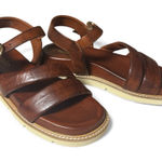 Seychelles  Tangelo Leather Wedge Sandals Photo 0