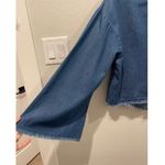 Kendall + Kylie Chambray Oversized Top Photo 5