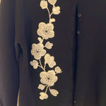 Apostrophe Button Sweater with beautiful Embellishment Photo 2