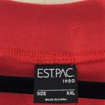 PacSun NWT  EST.PAC. 1980 V-neck Americana Red Top Size XXLarge Photo 2