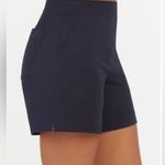 Spanx NWT  Polished Stretch 6" Shorts In Classic Navy SZ-1X Photo 2