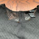 H&M Black Chiffon Stud Lined Sheer Peplum Top Photo 2