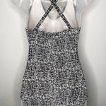 Speedo High V-Neck Black & Ivory Graphic One Piece Size 10 Photo 2