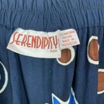 Serendipity 2-Piece Set S Maxi Faux Wrap Skirt Tank Top Boho Navy Island Chic Photo 11