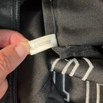 PINK - Victoria's Secret PINK Black and Pink Plaid Silver Metallic Embroidery Tote bag Photo 3