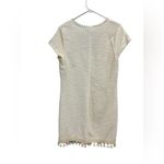 Anthropologie NWT Dolan Tassel Tunic Dress Left Coast Collection Cream M Photo 5