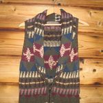 Double D Ranch Southwestern Sweater Knit Vest Green Photo 2