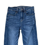 American Eagle Womens Super Hi-Rise Jegging Crop Size 2 Reg. Denim Stretch 25X30 Photo 1