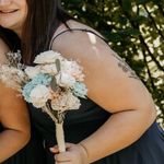 Thrifted Bridesmaid Dress Blue Size 18 Photo 0