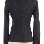 Joseph Blazer 4 Double Breasted Pinstripe Banker Flanelle Virgin Wool Luxury Photo 2