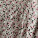 Brandy Melville Pink Rose Floral Cara Ruffle Skirt Photo 4