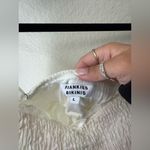 frankie's bikinis Frankie’s Bikinis Baby Embroidered Mini Dress Pink & Yellow Tie Dye Size L Photo 3