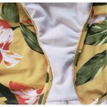 Kona Sol  Women's Tortoise Ring High Coverage Swimsuit Yellow Floral Size M Photo 8