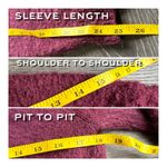 Joie  Womens Maroon Burgundy Sweater Wool Twist Knot Hem Shimmer Knit Pullover XS Photo 7